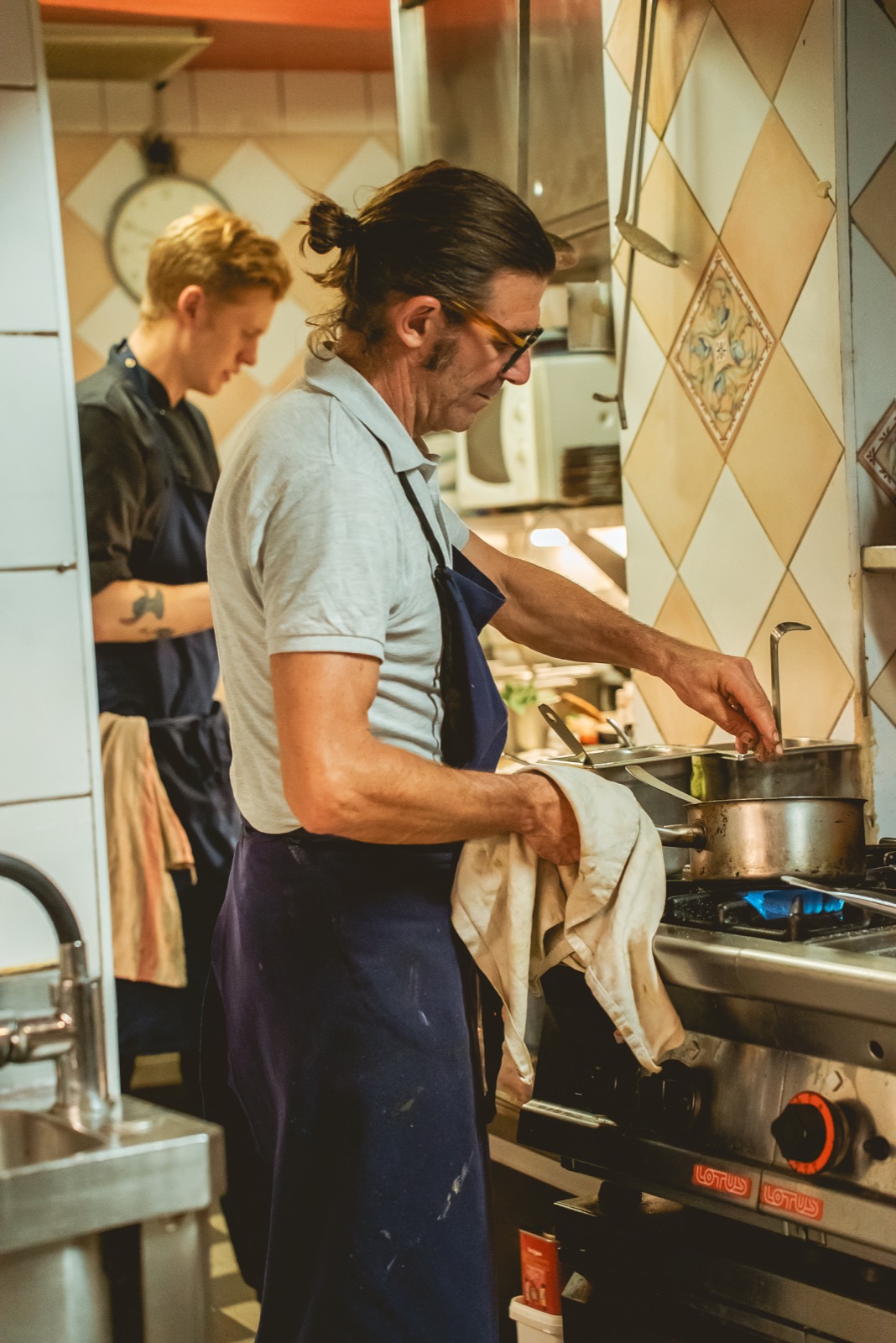 Dressage soigné en cuisine